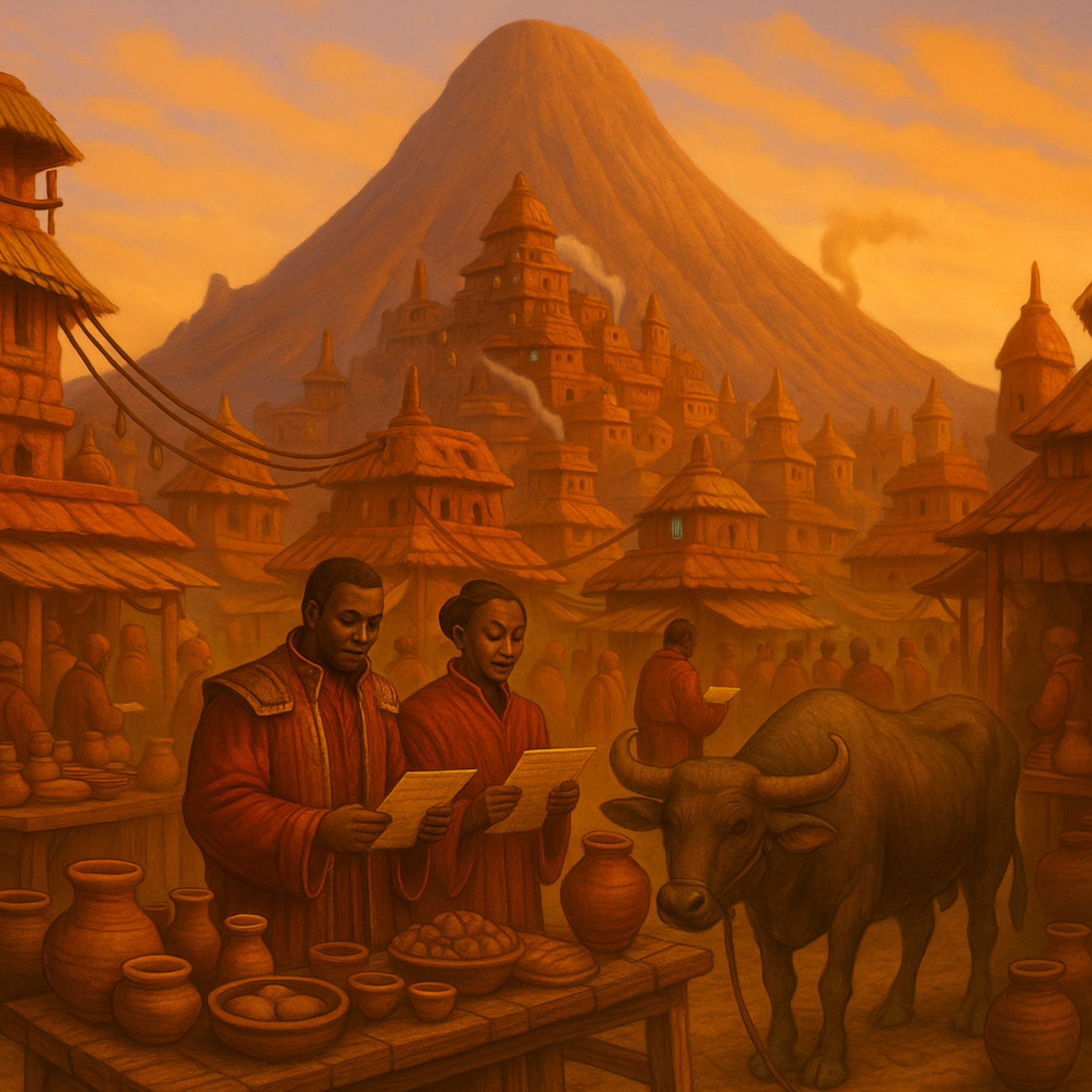 Zetyl — lokalny targ i wymiana dóbr w Berdanii