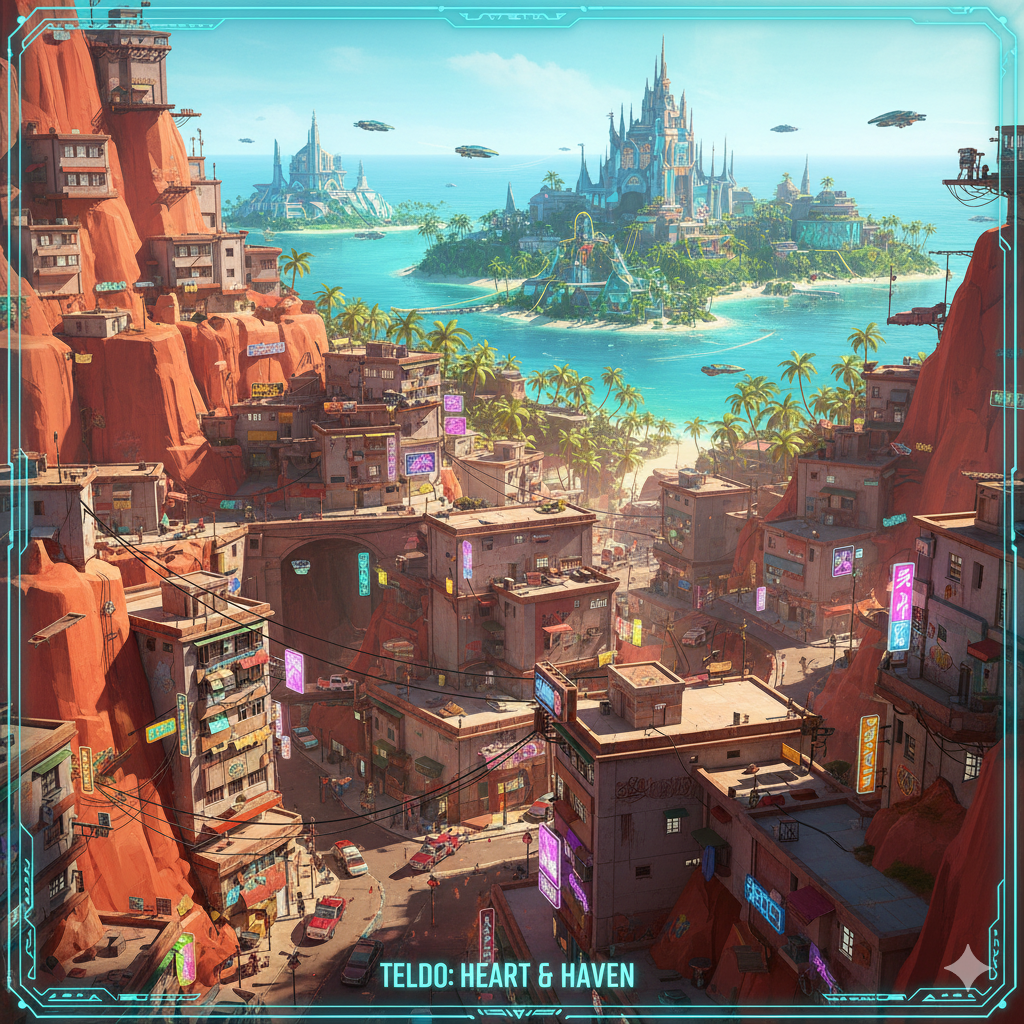 Arlonia — oaza i targ nocą