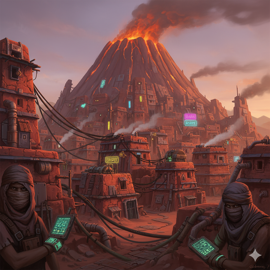 Wulkan Urf — monumentalny strażnik zachodu