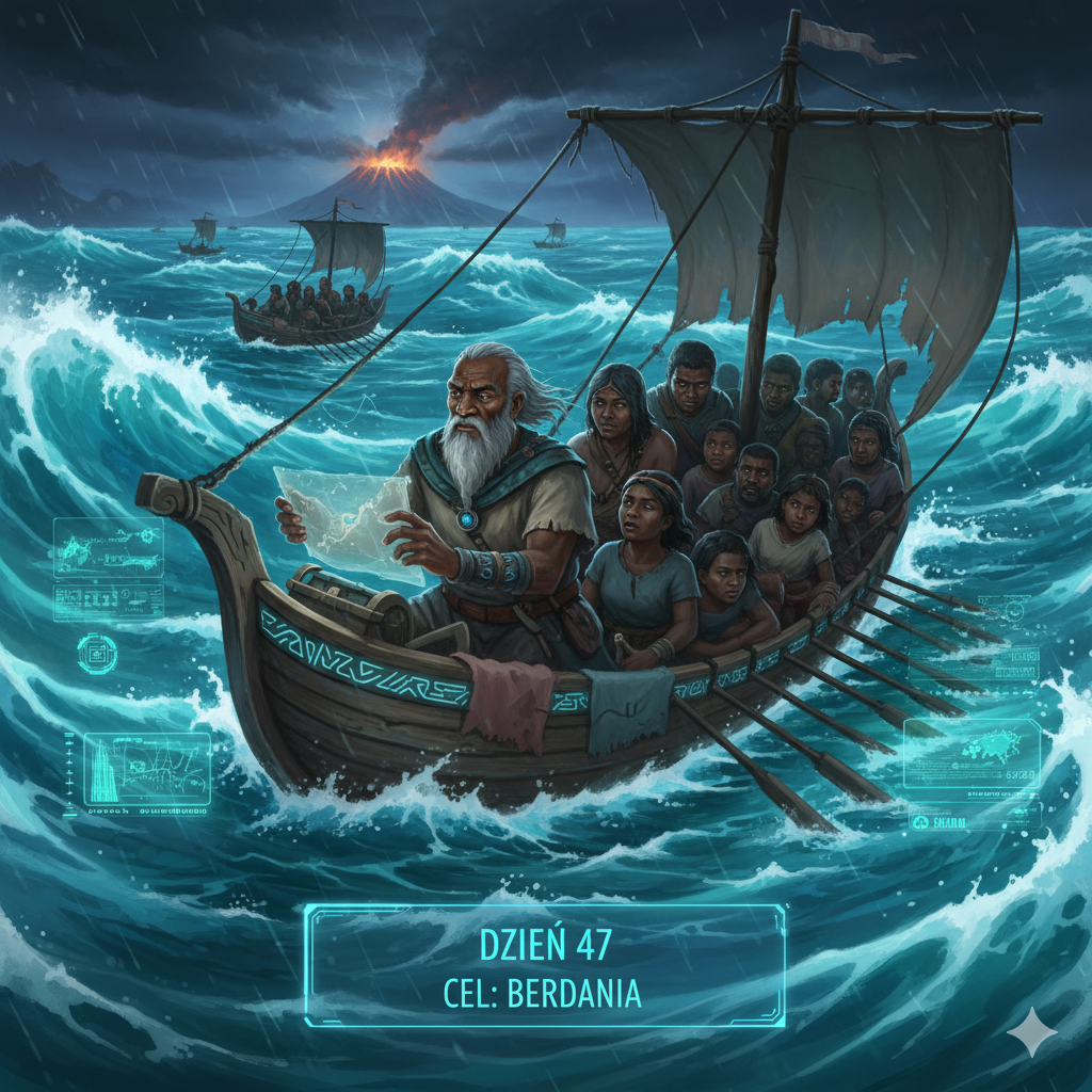 Wyprawa Seltiadesa przez wzburzony ocean ku tajemniczej wyspie