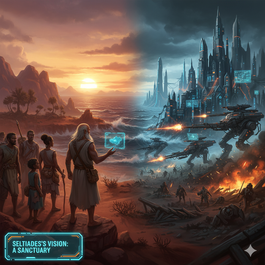 Osady z piaskowca i lud Berdanii żyjący w harmonii z naturą